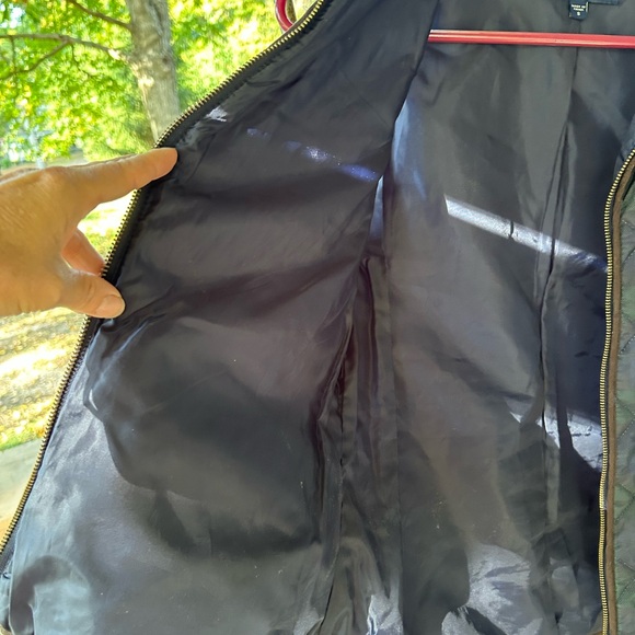 British Khaki Women's Quilted Vest - Dark Plaid - Picture 8 of 11